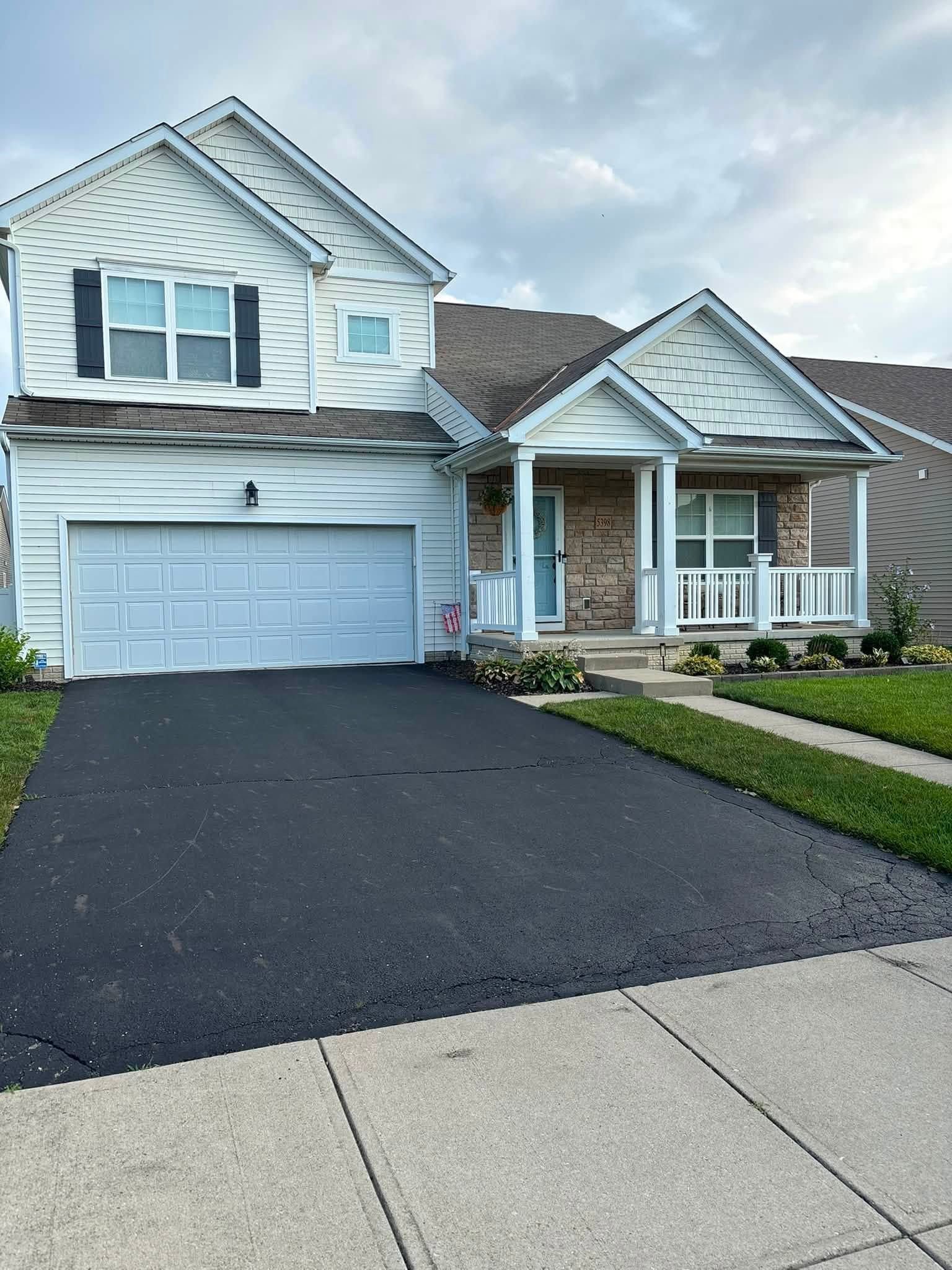 Before: Driveway Sealing